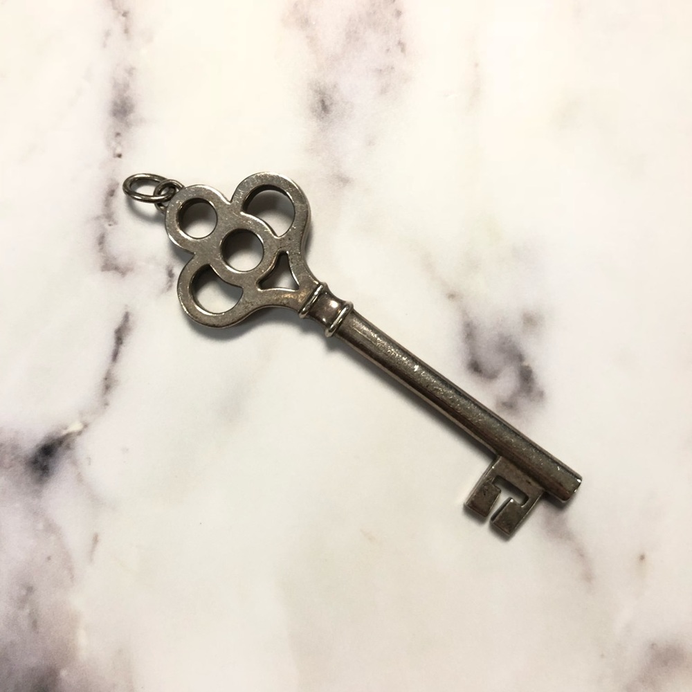 Tiffany & Co large key pendant